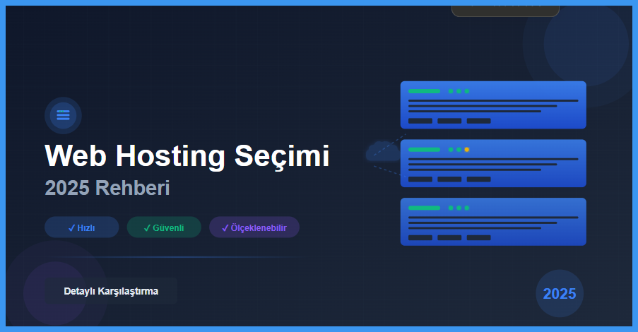 Web Hosting Seçimi: 2025 Yılında Doğru Hosting Firması Nasıl Belirlenir?